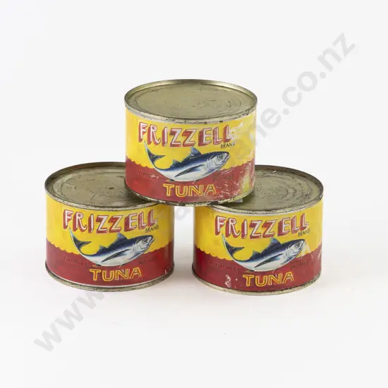 Three Dick Frizzell Tuna Cans