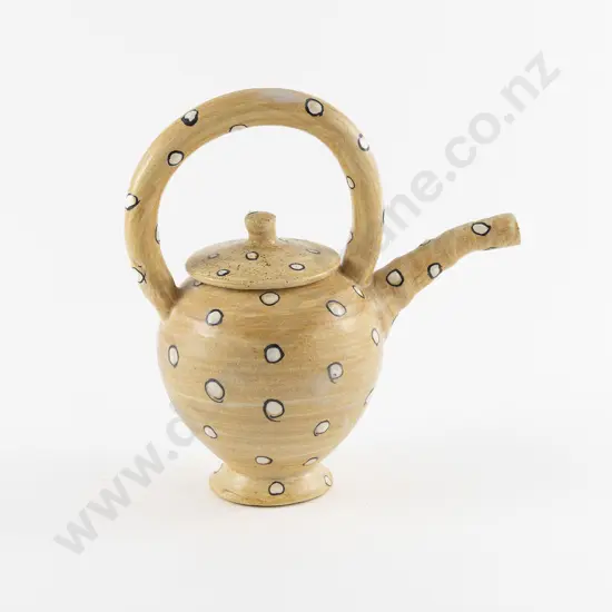 Polychrome Glazed Teapot