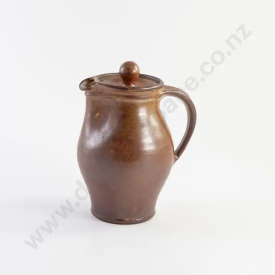 Lynn and Mike Spencer Shino Glaze Coffee Pot