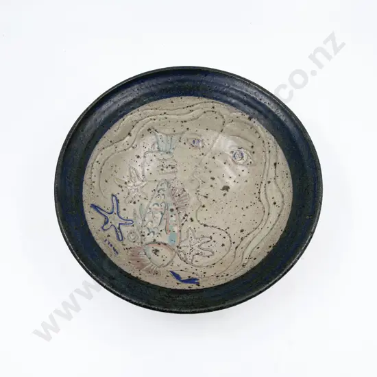 Pamela Annsouth Stoneware Footed Bowl