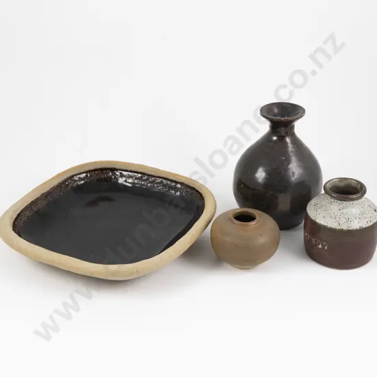 Len Castle Spice Jar & 4 Others