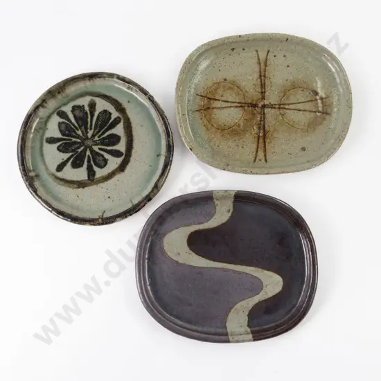 Two Paul Wotherspoon Dishes and Plate