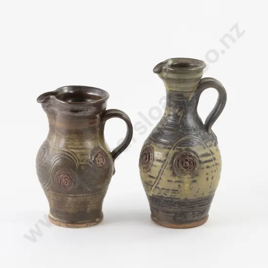 Two Wilf and Janet Wright Jugs