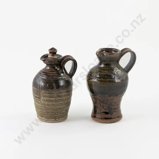 Two Small Wilf and Janet Wright Condiment Set