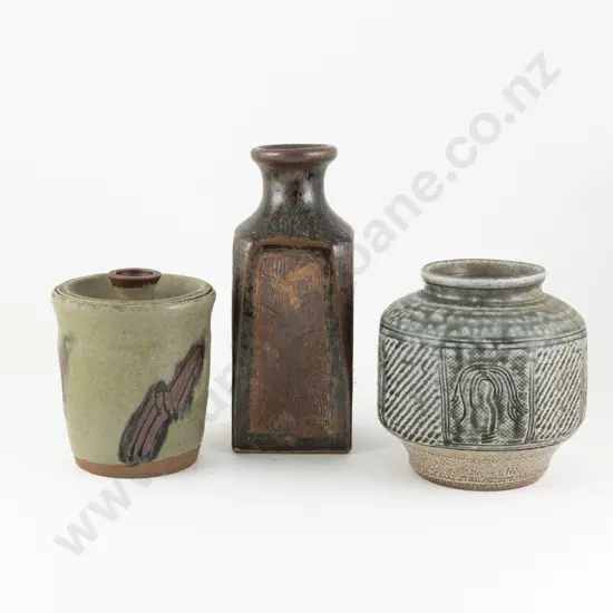 Two NZ Pottery Vases