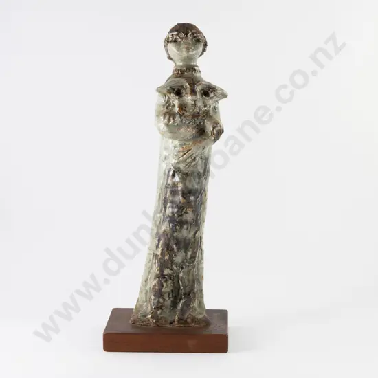 Muriel Moody Child With Cat