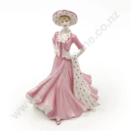 Coalport Figure Sentiments Good Luck C2005