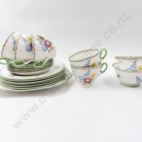 Part Shelley Tea Set