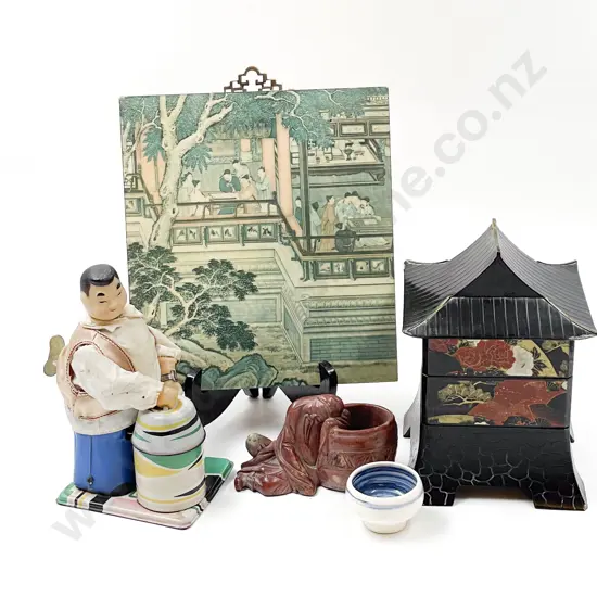 Japanese Food Box with Chinese Wind up Toy and Assorted