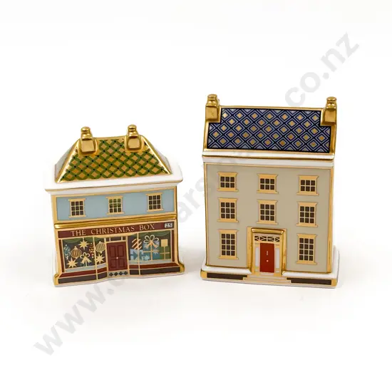 Two RCD House Paperweights