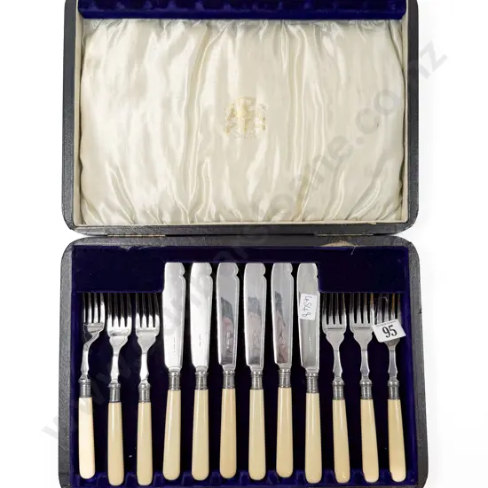Cased Fish Knives and Forks