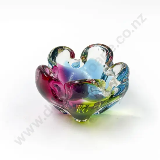 Mid C20th Murano Fluted Dish