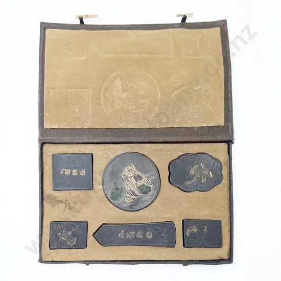 Antique Cased Six Chinese Seals