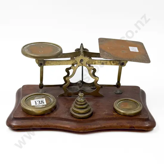 Brass Postal Scales & Weights