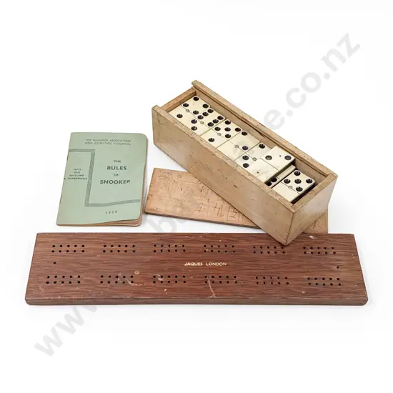 Small Vintage Domino Set etc