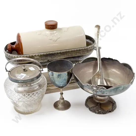 Stoneware Hot Water Bottle & Assorted S/P