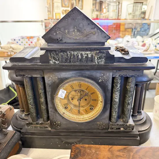 Marble & Slate Mantel Clock