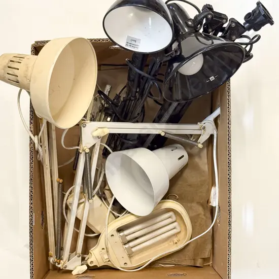 Quantity of Assorted Anglepoise Lamps etc (Faults)
