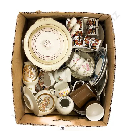 Box Quantity of Assorted China
