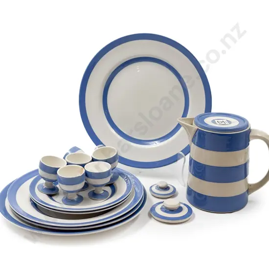 TG Green Cornish Ware Lidded Hot Water Jug & Assorted