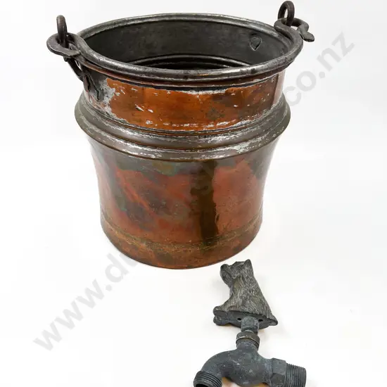 Turkish Copper Bucket & Terrier Form Tap