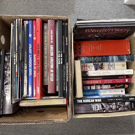 Two Boxes of Assorted Books