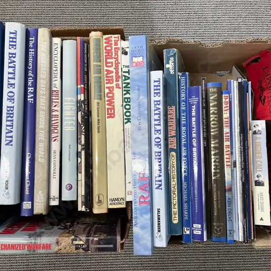 Two Boxes of Assorted Books