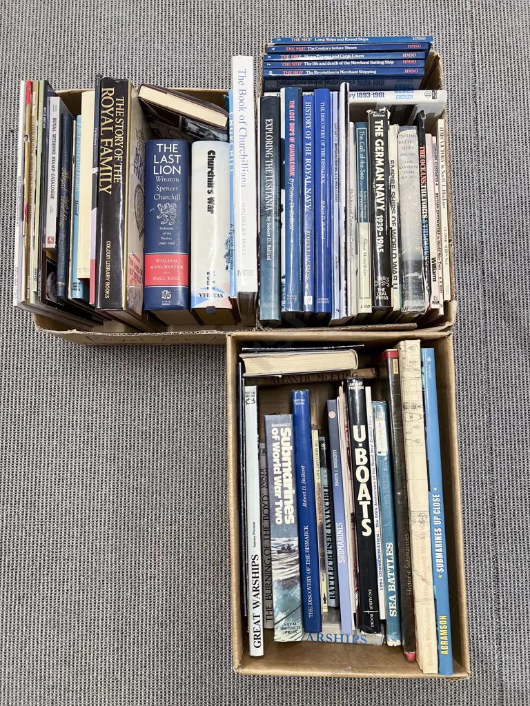 Three Boxes of Assorted Books Image 1++