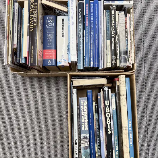 Three Boxes of Assorted Books