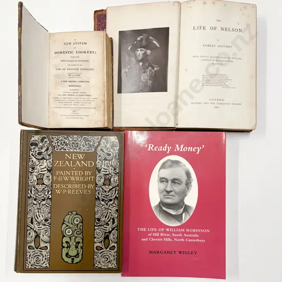 Domestic Cookery Dated 1810 & Three Other Volumes