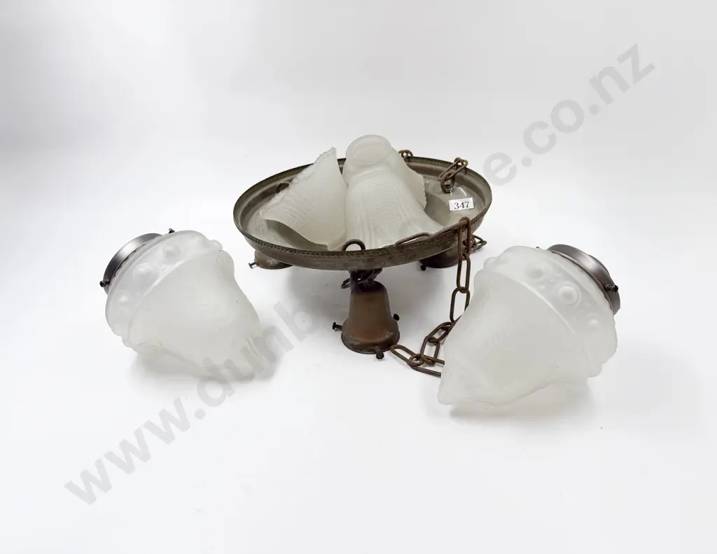 Four Early C20th Light Shades Image 1++