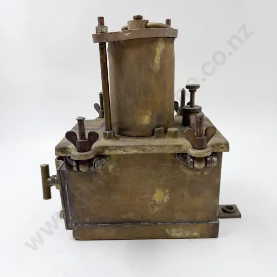 Vintage Brass Cased Road Warning Light