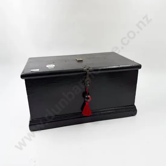 Small Ebonised Occasional Box