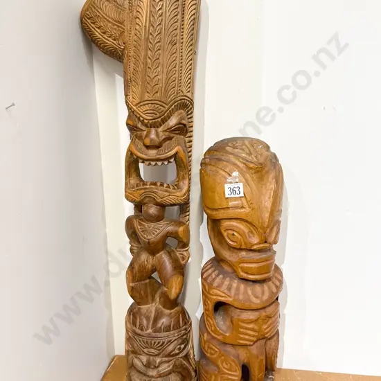 Two Hawaiian Tourist Ware Figures