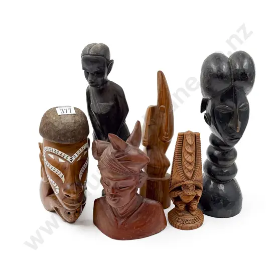 Small Quantity of Assorted Carved Figures & Busts