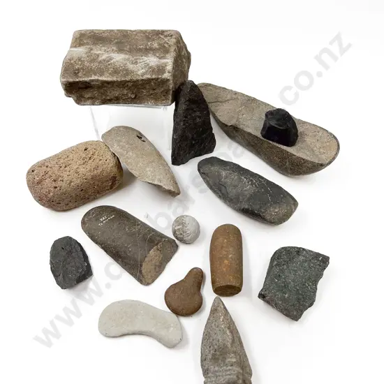 Quantity of Assorted Vintage Stone Fragments