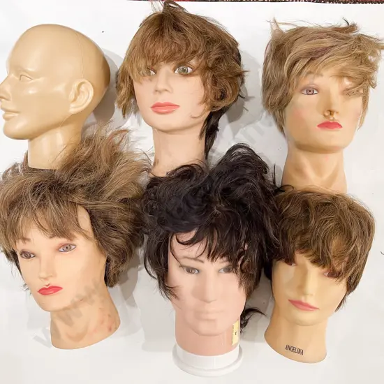Quantity of Assorted Shop Mannequin Heads