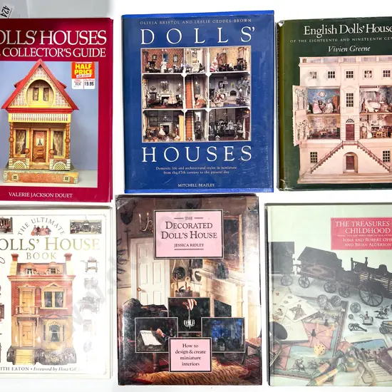 Six Antique Doll Reference Books