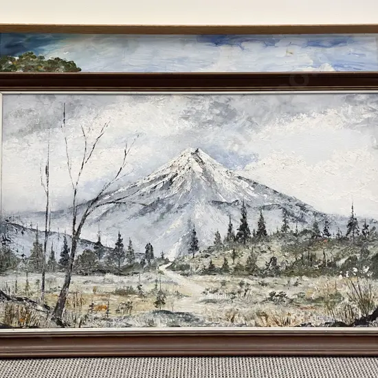 Jonathan Dee - Tongariro - Oil on Board & Other (2)