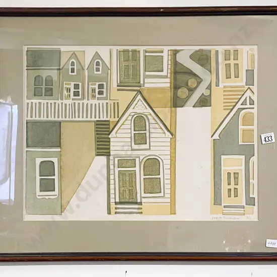 Judith Trevelyan - Thorndon Street - Lino Cut 3/11