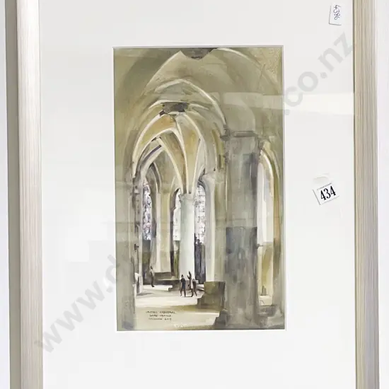Ted Sherwen - Chartres Cathedral - Watercolour