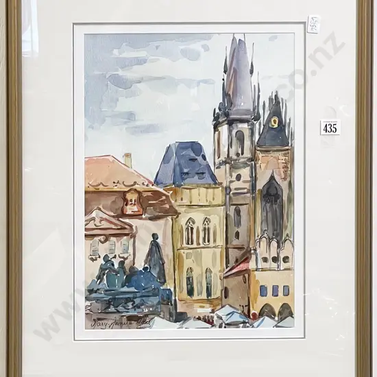 Mary-Annette Hay - Prague - Watercolour