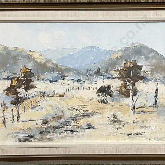 B. Yeoman - Winter Landscape - Oil on Board