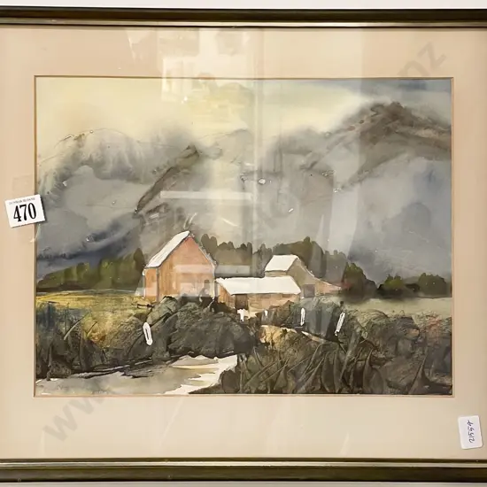 Dorothy Wolstenholme - Last Rays West Coast - Watercolour