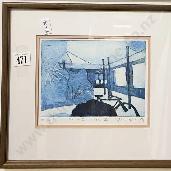 Sylvia Moffat - Urban Images I - Etching
