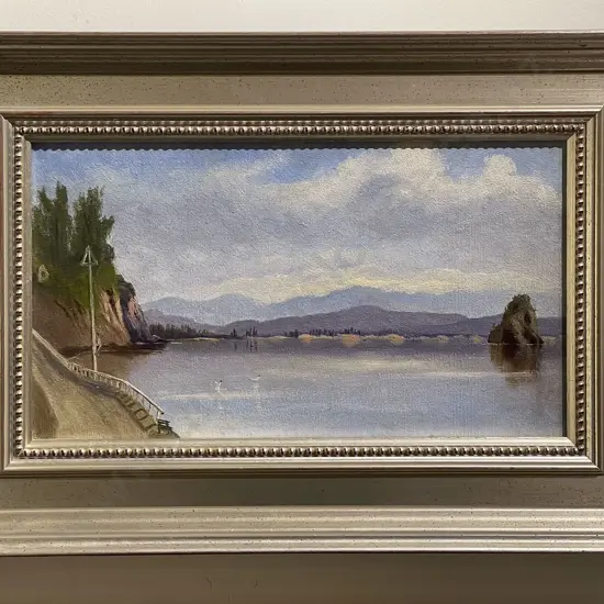 F.E. Tregidge - Nelson Harbour - Oil on Board