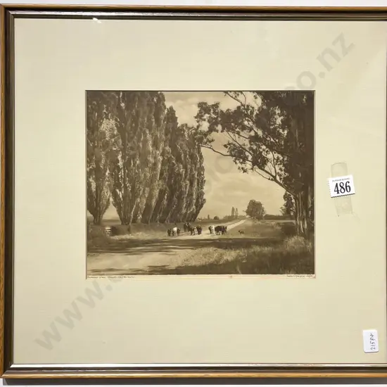 George Chance - Summer Day South Canterbury - Silver Gelatin Print