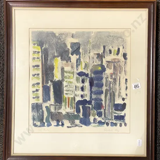 Elizabeth Kay - City Centre - Mixed Media on Paper