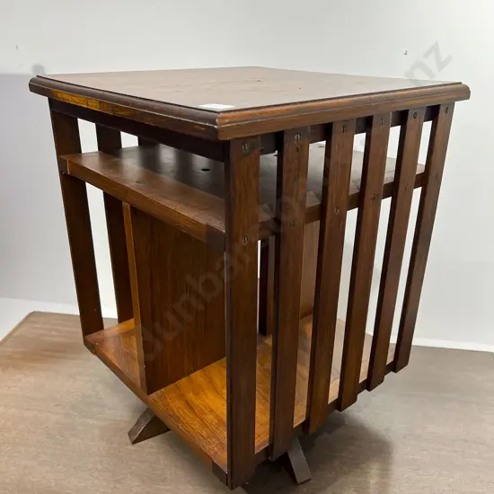 Small Revolving Table Top Bookcase