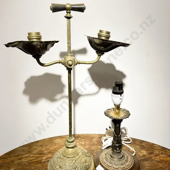 Two Brass Lamps